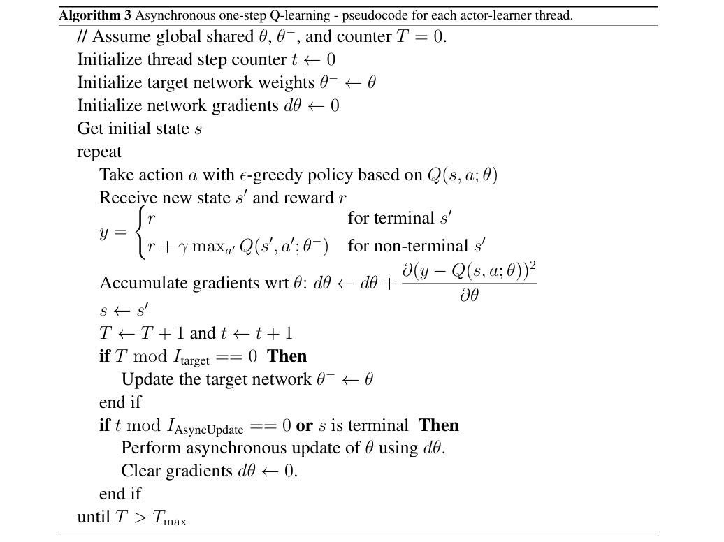 A2C Pseudocode