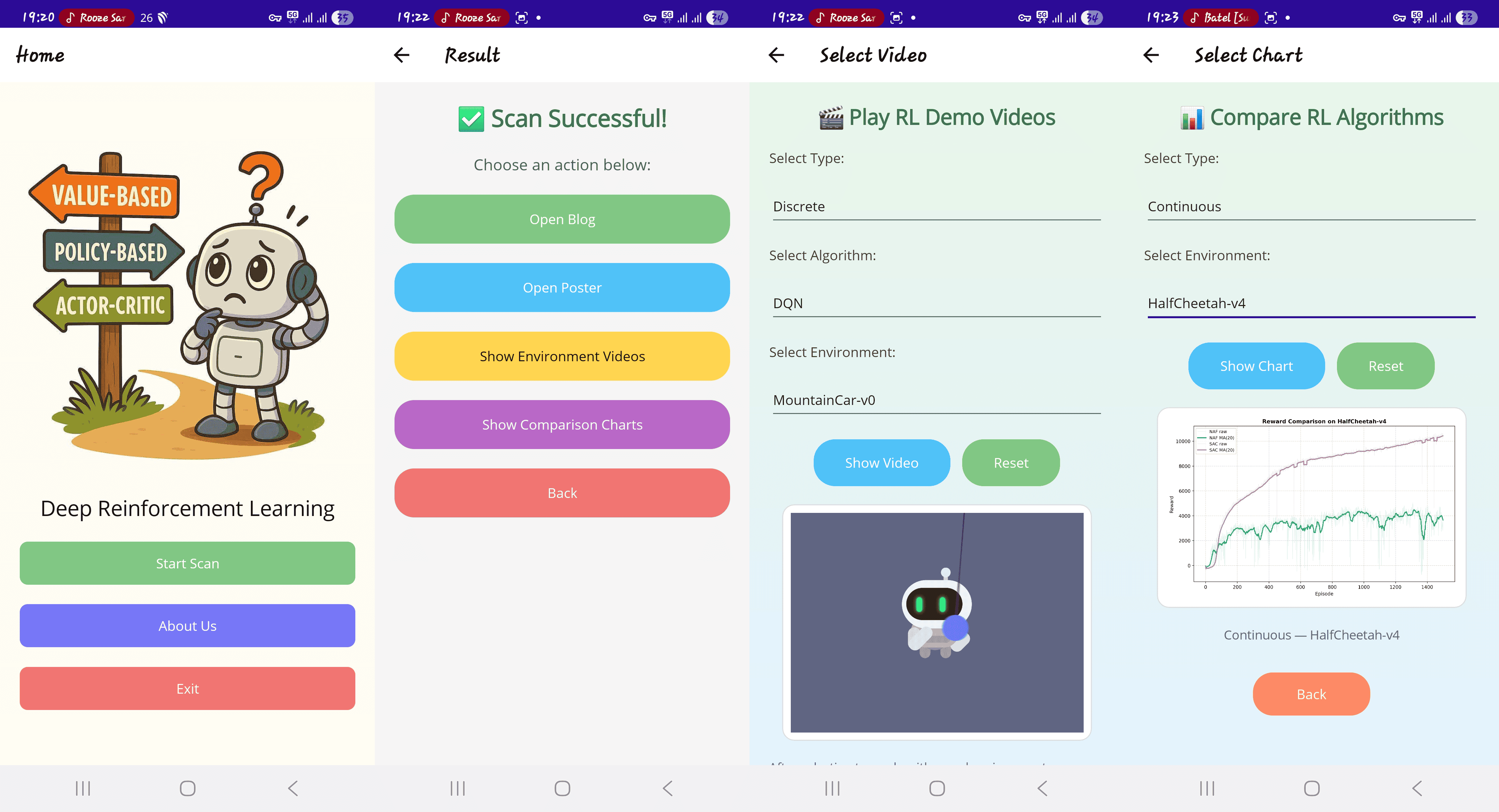 Mobile App Screenshots